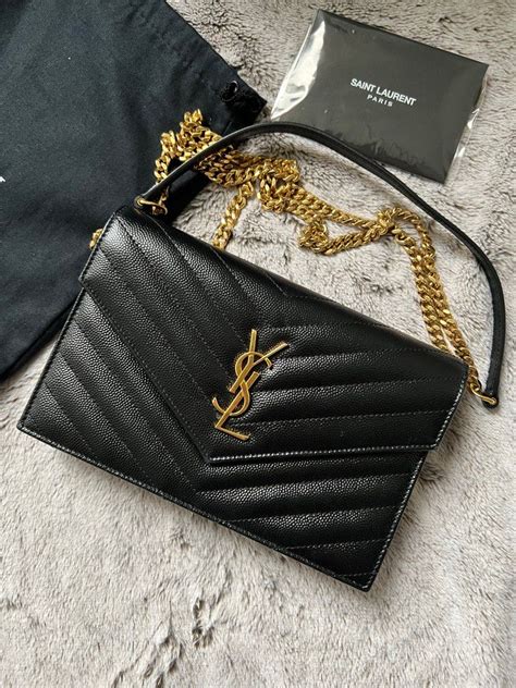 borsa ysl envelope|ysl envelope wallet on chain.